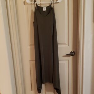 Joie Asymmetrical Olive Dress